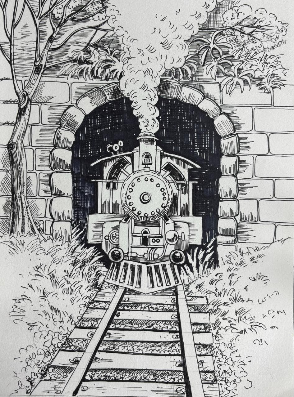 Sketching and Pencil Shading example 7
